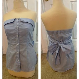 Anna Grace Amazing Seersucker Top